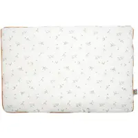 Sevira Kids - Katoenen babykussen plat en omkeerbaar - Wit 60 x 40 cm