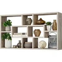 Huisenthuis.nl Wandrek Idaho Zandeiken - Breedte 85 cm - Hoogte 47.5 cm - Diepte 16 cm