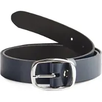 Merry Style Ladeheid Dames Kledingriem - Riem - Broekriem - Verstelbaar - Leer - MS-EL-D41 - Marineblauw-2 - 90 cm