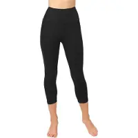Merry Style Dames Leggings - Sport - Vrijetijdsbroek - ¾ Lang - Zwart - M - MS-MS10-302-LE