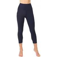Merry Style Dames Leggings - Sport - Vrijetijdsbroek - ¾ Lang - Marineblauw - XL - MS-MS10-302-LE