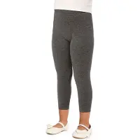 Merry Style MS-MS10-131-LE Meisjes Leggings - Sport - Vrijetijdsbroek - Lang- Viscose - Sporbroek - Yogabroek - Donkermelange - 128