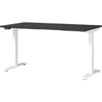 Huisenthuis.nl Elektrisch zit-sta Bureau Galileo Wit - Grafiet - 140x80cm - Hoogte 120 cm - In hoogte verstelbaar
