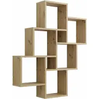 Huisenthuis.nl Wandrek Phoebe Artisan Eiken - Breedte 81.2 cm - Hoogte 94.3 cm - Diepte 15.7 cm