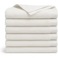 Ten Cate Handdoeken set - Badhanddoeken - 60x110 cm - 6 stuks - Wit