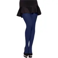 Merry Style MS-GB-162 Dames Panty - 60 DEN -Plus Size - Grote maat - Polyamide - Donkerblauw - XXXL