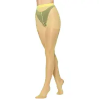 Merry Style Dames Panty - 15 DEN - Medium gloss - Polyamide - MS-FI-C5100-SAVA - Geel - M