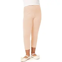 Merry Style MS-MS10-131-LE Meisjes Leggings - Sport - Vrijetijdsbroek - Lang- Viscose - Sporbroek - Yogabroek - Naakt - 152