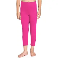 Merry Style Meisjes Leggings - Sport - Vrijetijdsbroek - Capri - Katoen - MS-MS10-226-LE - Amarant - 140