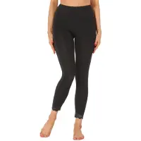 Merry Style MS-MS10-224-LE Dames Leggings met Kant - Sport - Vrijetijdsbroek - 7/8 Lengte - Viscose - Zwart - XL