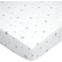 Sevira Kids - Katoenen hoeslaken - Wit 90x200 cm