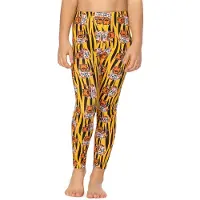 Merry Style Meisjes Lange Legging - van Katoenen - Vrijetijdsbroek - Sport - MS-MS10-337-LE-new - Tijger - 158