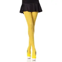 Merry Style Dames Panty - 40 DEN - Medium gloss - Polyamide - SS-Hiver-40 - Geel - M
