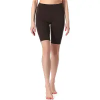 Merry Style Dames Leggings - Sport - Vrijetijdsbroek - Korte - Viscose - MS-MS10-219-LE - Bruin - L