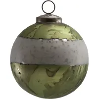 Ptmd collection PTMD Kerstbal glas Christmas goud 10x10x10 cm