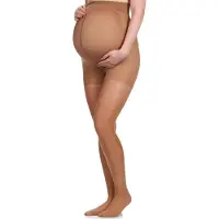 Merry Style MS-GB-109 Dames Panty - Zwangerschapspanty - 40 DEN - Polyamide - Gazele - M