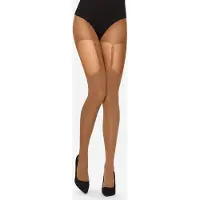 Merry Style Dames Panty - 60 DEN-Overknee-Look – Polyamide – Cappuccino – XL - MS-GB-260