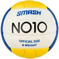 No10 Bal siatkowa Smash Wit-Blauw-Geel