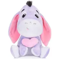 Winnie De Poeh Iejoor (Roze Hart) Pluche Knuffel 25 cm - Speelgoed Knuffels voor Kinderen Jongens Meisjes - Eeyore Plush Toy