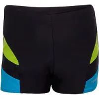 Crowell Zwembroek Jongens Lenny kol.01 Zwart-Groen-Blauw - Maat 122cm