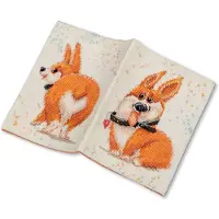 Panna Borduurpakket Paspoort Cover - Corgi - - Op-7393