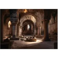WALLARENA - Behang 350x250 cm - Fotobehang - Vliesbehang - Architectuur Motiv - Naar de slaapkamer, woonkamer - Op de Flizelin