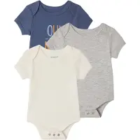 Vertbaudet Set van 3 body's evolutief jongen korte mouwen