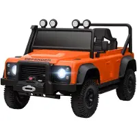 AIYAPLAY Kinderen Rijden op Off-road Speelgoedtruck Kunststof, staal 115L x 61B x 61H cm Oranje