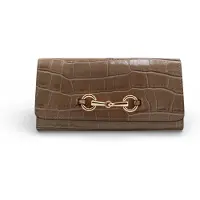 Cheval Firenze Portemonnee 'GRANT CROC' taupe