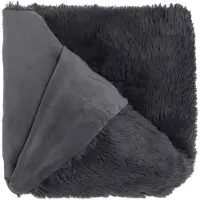 Unique living - Plaid Mats Dark Grey -130x180cm