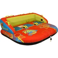 Connelly Fun 3 Funtube – 3-Persoons Opblaasbare Towable Tube – Watersport Sleeptube voor Achter Boot