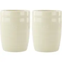 Zusss Set Van 2 Koffiemokken Dog Lover - Cadeau Dames Keramiek Zand / Bruin