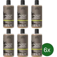 Urtekram Tea Tree Shampoo (Antibacterieel) – 500 ml – Multipack met 6 stuks