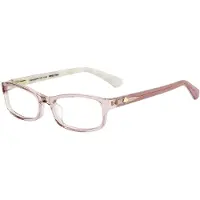 Kate spade NARCISA/3 49/16/130 Beige gestreepte witte Acetaat monturen VROUW NARCISA/3