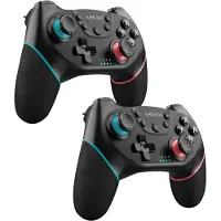ARKAIA Draadloze Controller - Geschikt voor Nintendo Switch & Switch 2 - Nintendo Switch Accessoires - 2 STUKS