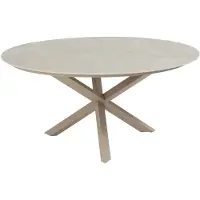 4SO Prado Sabbia Panna Diningtafel Latte dia160 cm