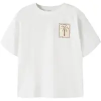 Name it KIDS T-shirt met backprint wit Meisjes Katoen Ronde hals Backprint - maat 116