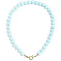 Yehwang Ketting met kralen en frontsluiting-12mm