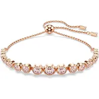 Swarovski 'Imber Organic' Dames Vergulde Metalen Armband - Roze 5718204
