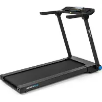 Capital Sports Infinity Edge loopband 1,1 kW bluetooth led touch screen zwart
