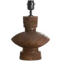 Light & Living Lampvoet Ø23x25 cm FIERA hout mat donker bruin