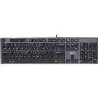 A4Tech KV-300H toetsenbord, USB, QWERTY, zwart/grijs
