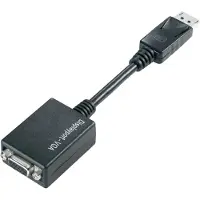 Techly IADAP-DSP-250 DisplayPort / VGA Adapter [1x DisplayPort stekker - 1x VGA-bus] Zwart 0 cm