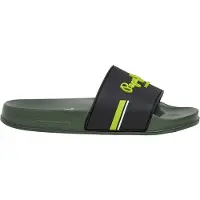 Pepe Jeans Jongens Pantoffels Zone B groen (37), Plat, Geen, Strandkleding, kinderkleding PBS700001