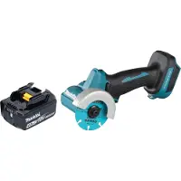 Makita DMC 300 M1 accu haakse slijper 18 V 76 mm borstelloos + 1x accu 4.0 Ah - zonder lader