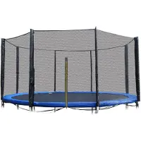 Viking Choice - Trampoline veiligheidsnet - 366 cm - buitenrand - geschikt voor 8 palen