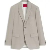 HUGO Modern-fit colbert van stretchtwill