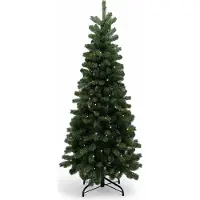 XMS-Trees Kunstkerstboom Banff H240 x Ø101 cm - inclusief LED - Slank model - Brandvertragend