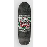 Santa Cruz Dressen Skull Rose Pro Shaped 9.25in X 31.95in Skateboarddeck