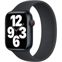 Apple Siliconen solobandje voor de Watch | 44/45/46/49 mm - Maat 3 - Midnight